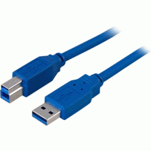 USB 3.0 Typ A hane - Typ B hane - 0.5m
