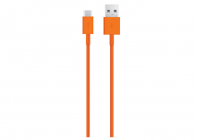 Micro USB synk- och laddkabel orange