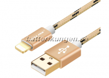 Voxlink Lightning kabel - Guld - 100 cm